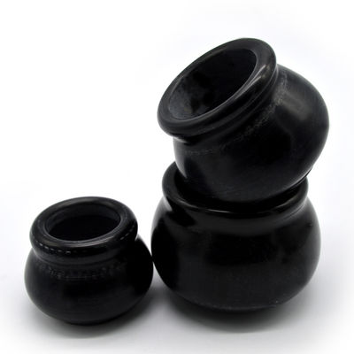 Eigenschappen Chinese geneeskunde Apparaat Acupunctuur Vacuüm Vuur Cupping Hijama Cups Sets Bian Stone Zwart