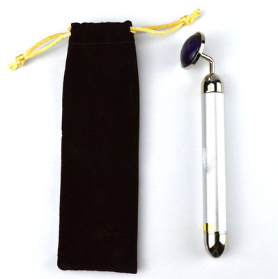 Gepersonaliseerd Logo Natuurlijke Amethyst Acupressure Gua Sha Beauty Stick Massage Therapy Tool voor volledige lichaam ontspannende massage