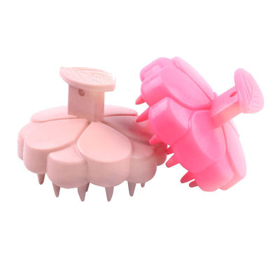 Soft Silicone Scalp Massager Shampoo Hair Massage Borstel Scalp Reiniging Borstel met Custom Logo Support