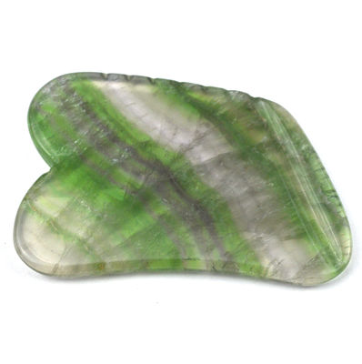 Massage Steen Huidverzorging Natuurlijke Regenboog Fluoride Gua Sha Board voor hoofdhuid en gezichtsmassage