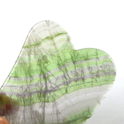 Massage Steen Huidverzorging Natuurlijke Regenboog Fluoride Gua Sha Board voor hoofdhuid en gezichtsmassage