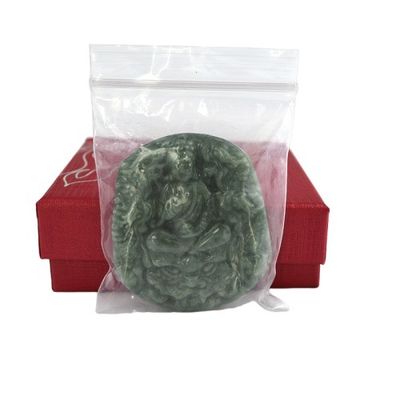 Jade smaragd onsterfelijke Bodhisattva draak hanger halsketting ornamenten Chinese traditionele figuur met regionale kenmerken