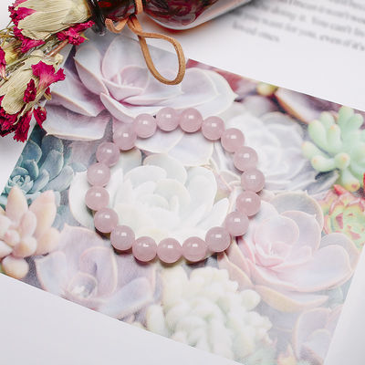 Feng Shui Rose Quartz Armband voor vrouwen handgemaakte natuursteen Chakra Juwelen cadeau