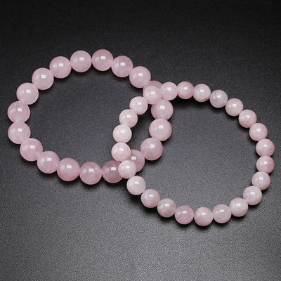 Feng Shui Rose Quartz Armband voor vrouwen handgemaakte natuursteen Chakra Juwelen cadeau