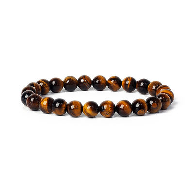 Natuurlijke Jade Perlen Armband Dames Amethist Kristal kwarts Aquamarijn Smaragd Juwelen Agate Elastische Armband Voor Mannen