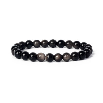 Natuurlijke Jade Perlen Armband Dames Amethist Kristal kwarts Aquamarijn Smaragd Juwelen Agate Elastische Armband Voor Mannen