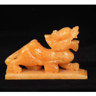 Aanvaarding OEM ODM Yellow Jade Pixiu voor decoratie