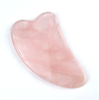 Draagbare handheld natuurlijke Jade Gua Sha Schraper voor gezichts-halsmassage en schoonheidsverzorging