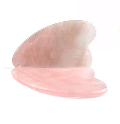 Draagbare handheld natuurlijke Jade Gua Sha Schraper voor gezichts-halsmassage en schoonheidsverzorging