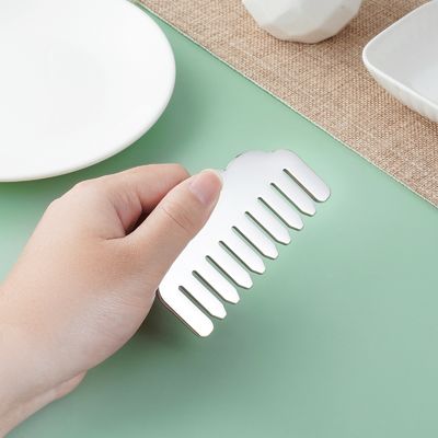 Roestvrij staal Gua Sha haarkam Hartvorm Scalp massagetool voor hoofdmassageapparatuur