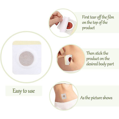 10pcs effectief lichaamsvolume Chinees kruidengebruik Gewichtsverlies Vetverbranding Afslankplak Navel Slim Sticker Ontgifting