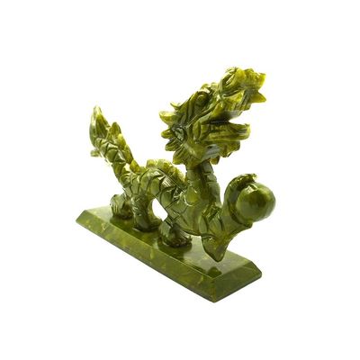 Jade ambachten gravure carving type Aziatisch geïnspireerd Jadeit standbeeld voor unieke verzamelobjecten