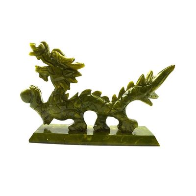 Jade ambachten gravure carving type Aziatisch geïnspireerd Jadeit standbeeld voor unieke verzamelobjecten