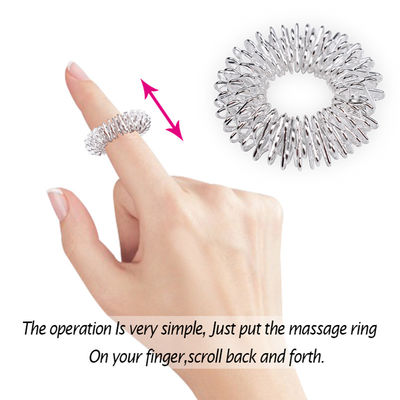 Handmassage Ring Acupunctuur Acupressuur Gezondheidszorg Lichaamsmassage Verlichting van vermoeidheid Immuunversterking Relaxatiemiddelen