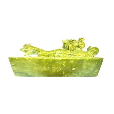 Jade ambachten gravure carving type Aziatisch geïnspireerd Jadeit standbeeld voor unieke verzamelobjecten