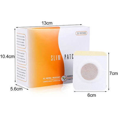 Massagefunctie 30pcs Niet-geweven stof vetverbrander Gewichtsverlies Detox Slim pleister voor navel Sticker afslanking producten lichaamsverzorging