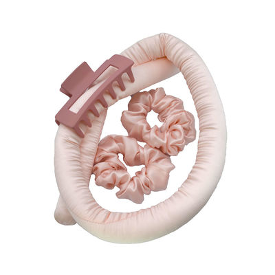 Silk Hair Curler Roller Curling Ribbon Scrunchies Set voor Curling Hair 100% Pure Mulberry Silk en aanvaardbaar logo