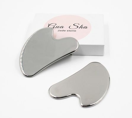 Roestvrij staal Metaal Gua Sha Schrapen Guasha Board Gezicht Spa Body Massager Meridian Massage Huidverzorging Beauty Salon Tool