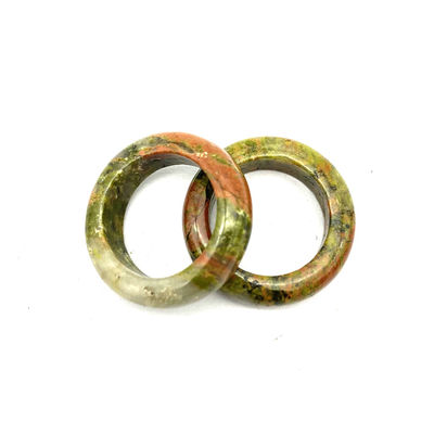Natuurlijke ontwerp Jade Ring Edelsteen Agate Groen Aventurine Turquoise Topaz Jade Draagbare Ringen Etc Thema Feng Shui