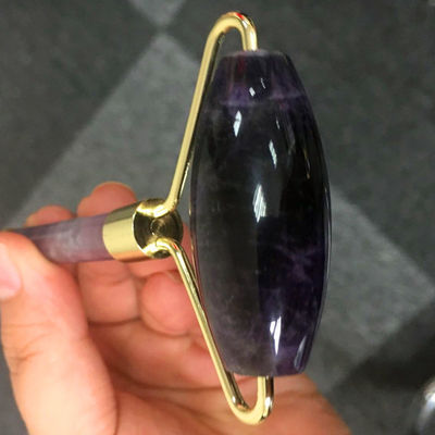 Gua Sha Roller Amethyst Gezichtsrollers Jade Guasha Roller Voor Schoonheid Gezichtsmassage