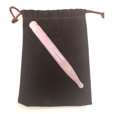 2024 Rozenkwarts Gua Sha Acupunctuurpunt Massage Guasha Pen Voor lichaamsbehandeling met beschikbaar logo Bestseller