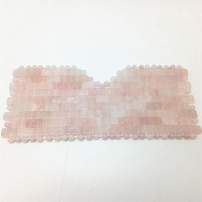Roze Rose Quartz gezichtsmasker voor gezichts- en oogmassage