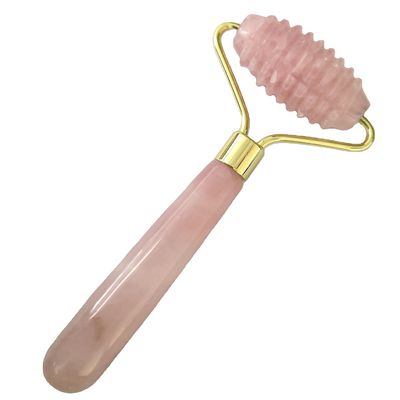 Groene natuurlijke Spiked Edelsteen Jade Guasha Rollers voor gezichtsmassage Gepersonaliseerde schoonheid Gepersonaliseerde massage verpakking