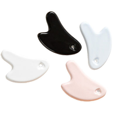 Lichaamspieren Hartvorm Keramische Gua Sha Schraapplaat voor comfortabele lichaams- en gezichtsmassagetool