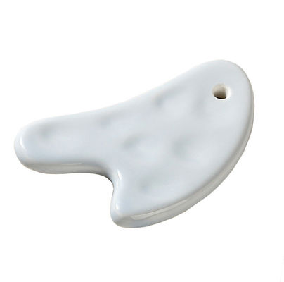 Lichaamspieren Hartvorm Keramische Gua Sha Schraapplaat voor comfortabele lichaams- en gezichtsmassagetool