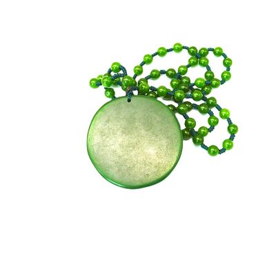 Feng Shui-stijl Regionaal kenmerk Natuurlijk groen Grote Jade Gelukkige Boeddha hanger Halsketting met kettingen