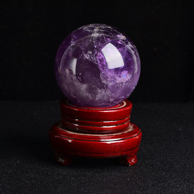 3-5/Appect Natuurlijke Amethyst Ball Fengshui Decoratie Edelsteen Bol voor huis en kantoor decoratie