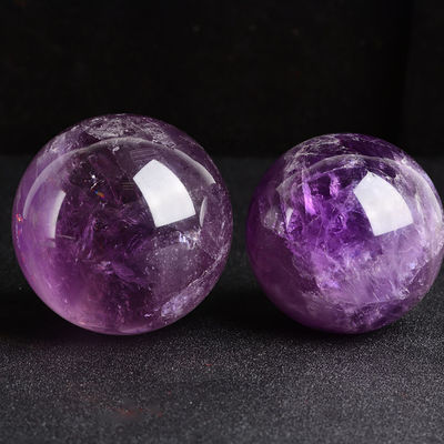 3-5/Appect Natuurlijke Amethyst Ball Fengshui Decoratie Edelsteen Bol voor huis en kantoor decoratie