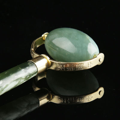 Massage Jade Gua Sha ijsroller voor het gezicht Natuursteen Xiuyan Jade Guasha Roller
