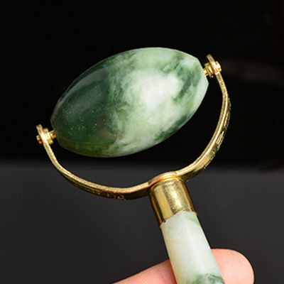 Massage Jade Gua Sha ijsroller voor het gezicht Natuursteen Xiuyan Jade Guasha Roller