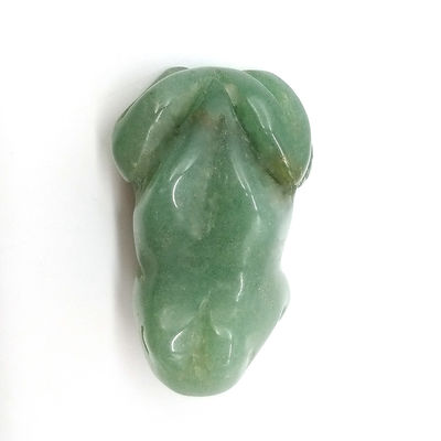 Techniek Handgesneden Groene Aventurine Kikkers Healing Stone Figuur 1.5 Inches voor kamer decoratie en Healing Crystal Display