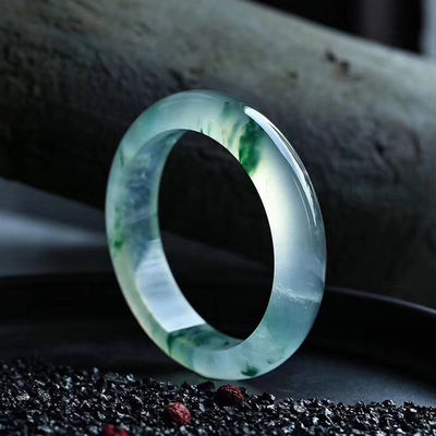 OEM/ODM Acceptabel Juwelen Decoratie Natuurlijke Jade IJs Jade Armband Smaragd Groen Vrouwen Jade Kristalsteen Armband