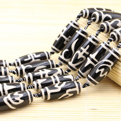 Oude Tianzhu Lezi Barrel Bead Bodhi Accessoires voor halsketting speciaal handgeselecteerd door Tibetaanse ambachtslieden