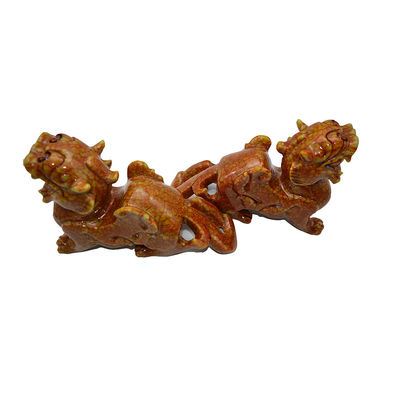 Gepersonaliseerde vorm natuurlijke jade sculpture pixiu voor kantoor feng shui op betaalbare prijs