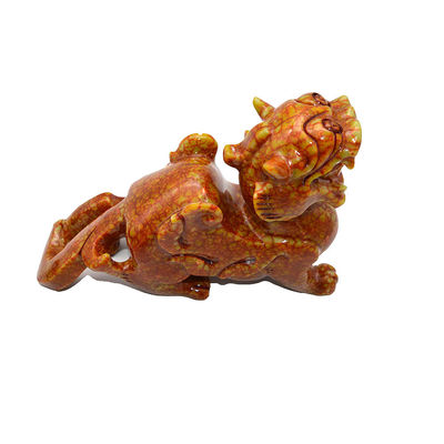 Gepersonaliseerde vorm natuurlijke jade sculpture pixiu voor kantoor feng shui op betaalbare prijs