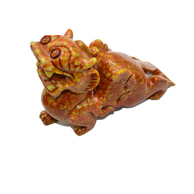 Gepersonaliseerde vorm natuurlijke jade sculpture pixiu voor kantoor feng shui op betaalbare prijs
