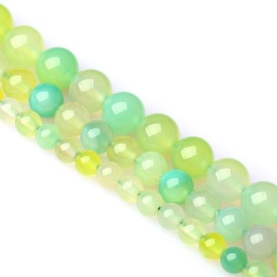 Regionaal kenmerk 4 mm/6 mm/8 mm/10 mm/12 mm ronde gesneden edelsteen jade kraal voor sieraden