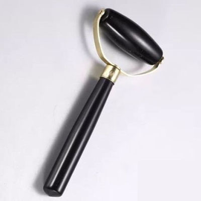 Gezichtsmassage Black Bian Stone Gua Sha Jade Face Guasha Roller voor natuurlijke gezichtsverjongingstherapie