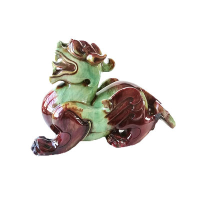 Feng Shui stijl natuurlijke jade beeldhouwwerk Pixiu perfect voor het versieren van uw huis