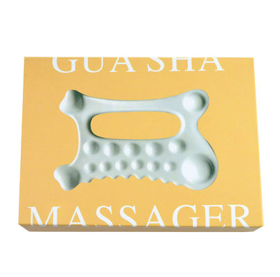 Gepersonaliseerd logo beschikbaard Koreaanse schoonheidsproduct Gezicht Huid Hoofd Scalp Hand Voet Keramisch gezondheidszorg gereedschap Guasha massager