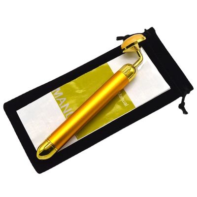 6000 keer/min Massage Frequentie 24K Gold Gezicht Beauty Bar Gezicht en Oog Beauty Magic Wand Gezicht Massager met functie