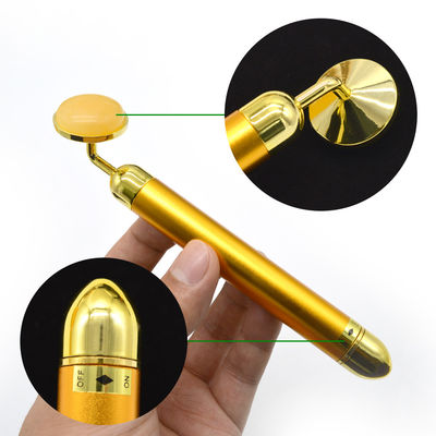 6000 keer/min Massage Frequentie 24K Gold Gezicht Beauty Bar Gezicht en Oog Beauty Magic Wand Gezicht Massager met functie