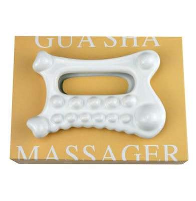 Gepersonaliseerd logo beschikbaard Koreaanse schoonheidsproduct Gezicht Huid Hoofd Scalp Hand Voet Keramisch gezondheidszorg gereedschap Guasha massager