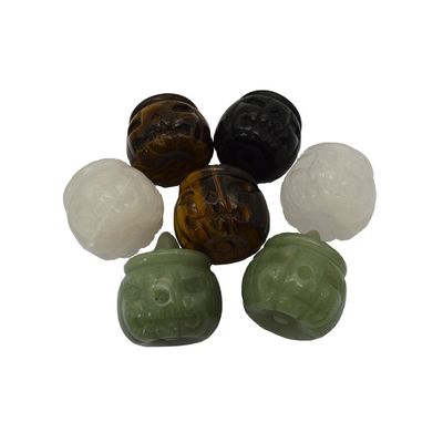 Graveringstechniek Natuurkristal Halve edelsteen gesneden pompoen Perfect gesneden voor Halloween-versiering