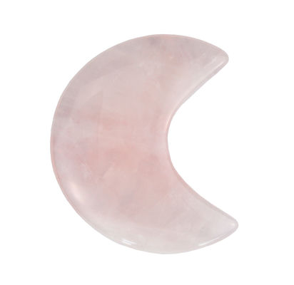 2024 Rozenkwarts Mini Gua Sha Steen Crescent Shape Guasha steen Antieke imitatie stijl Behoorlijk voor gezichtsmassage