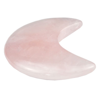 2024 Rozenkwarts Mini Gua Sha Steen Crescent Shape Guasha steen Antieke imitatie stijl Behoorlijk voor gezichtsmassage